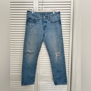 Levis 501 Taper Jeans womens